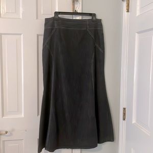 Black jean skirt Wall St